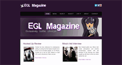 Desktop Screenshot of egl-magazine.co.uk